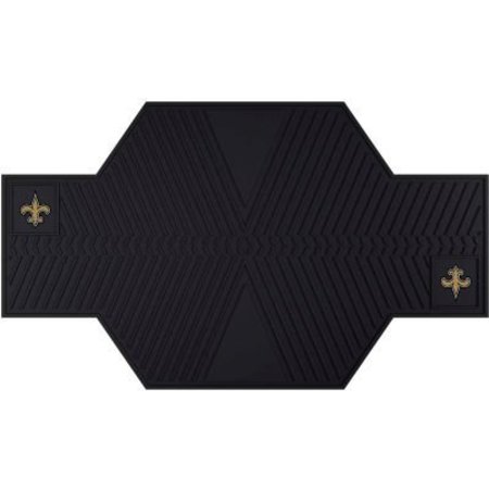 FANMATS NFL - New Orleans Saints - Vinyl Molded Motorcycle Mat 82-1/2" x 42" - 15326 15326